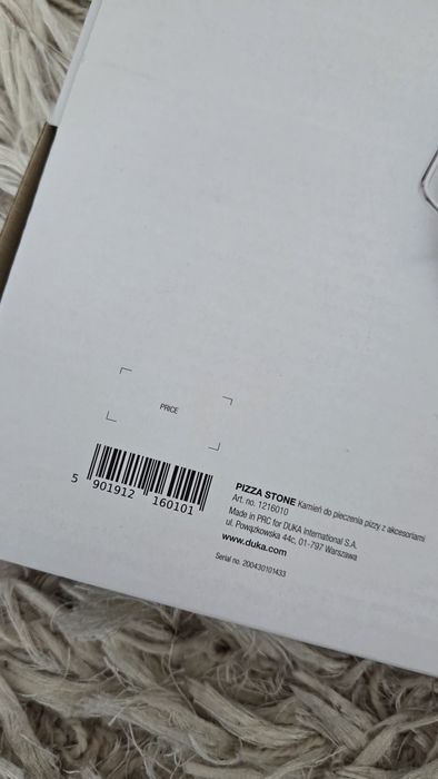 Kamień do pieczenia pizzy DUKA nowy
