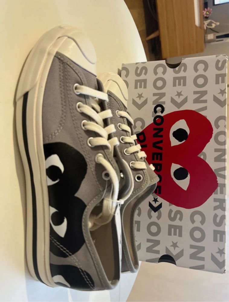 Ténis Converse Play Comme dês Garçons, unisex