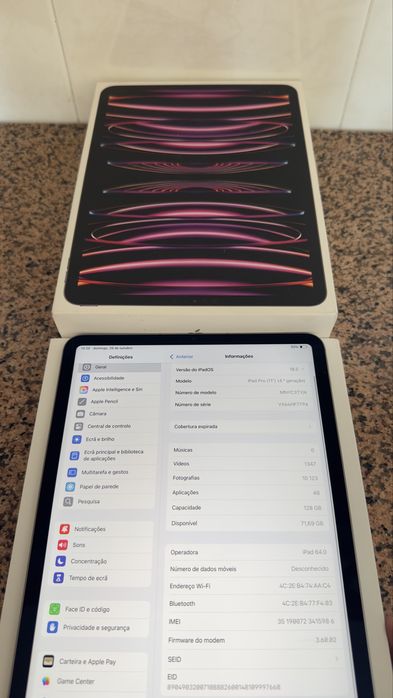 iPad Pro 11” (4.ª Geração) + Magic Keyboard + Apple Pencil 2.ª Ger. B.