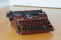 maszyna do pisania Rheinmetall Borsig Klein mahoń retro, lata 50-te