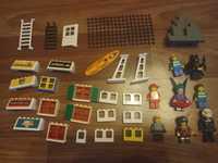 Lego różne klocki i figurki