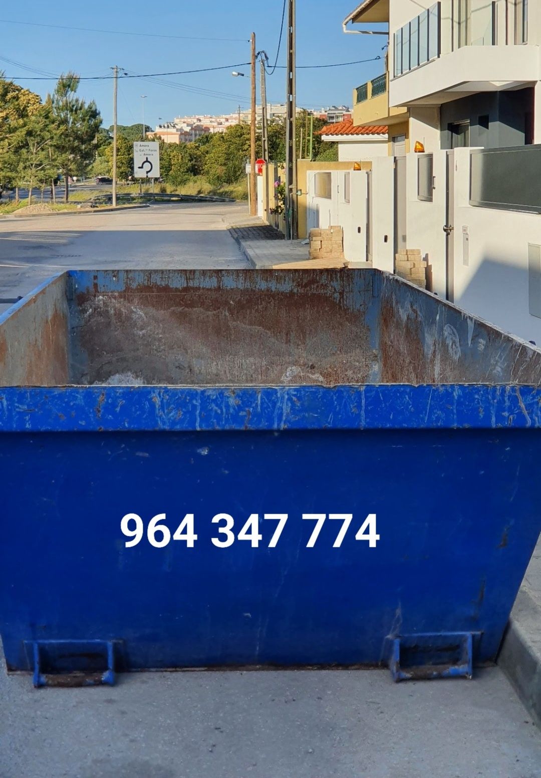 SETÚBAL e ARREDORES contentores para recolha de todo o tipo de entulho