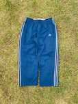 Spodnie dresowe Adidas baggy navy granatowy sport L XL