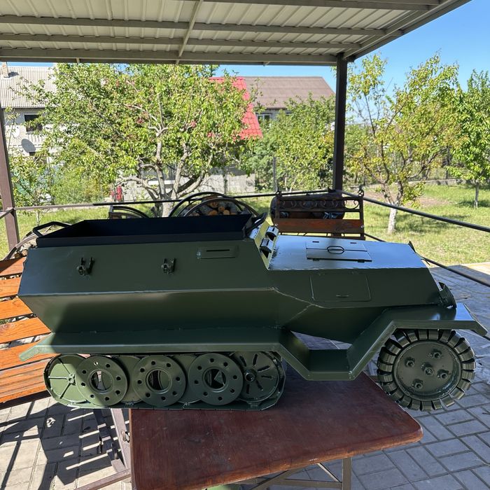 Мангал Ханомаг макет на Подарок