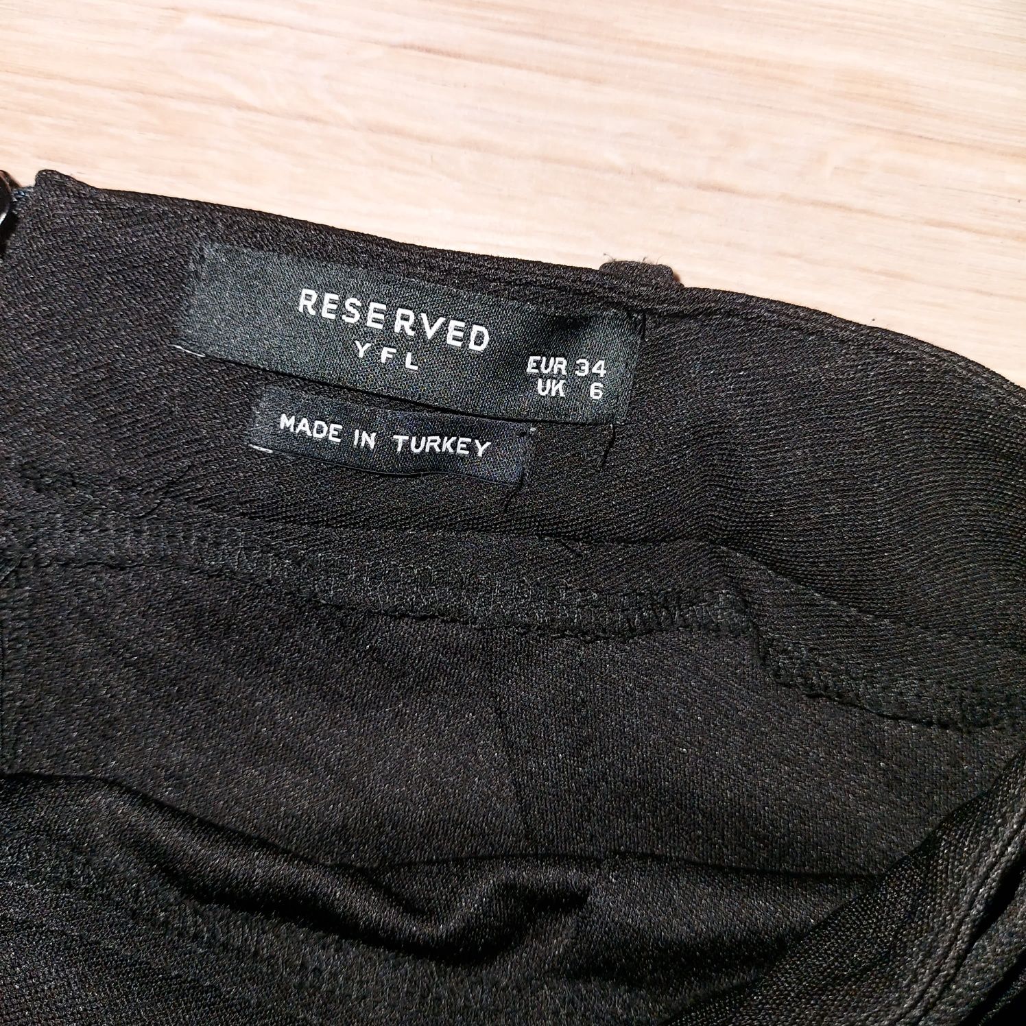 Reserved xs 34 czarna spódnica damska