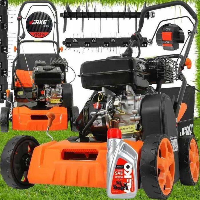 Aerator spalinowy kultywator wertykulator trawy TRAWNIKA 7 KM 40 CM