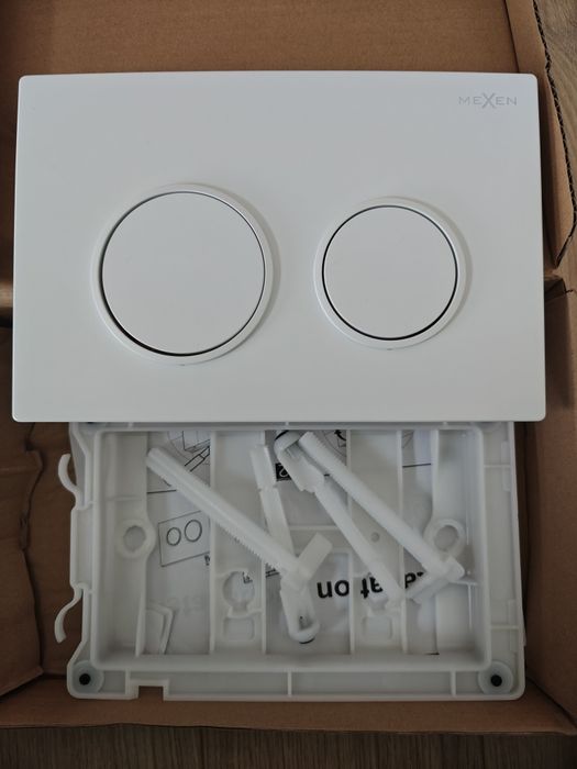 Przycisk spłukujący WC Mexen Fenix 07 XS biały matowy