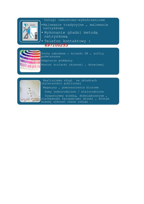 Remonty wykończenia, Malowanie Elewacji