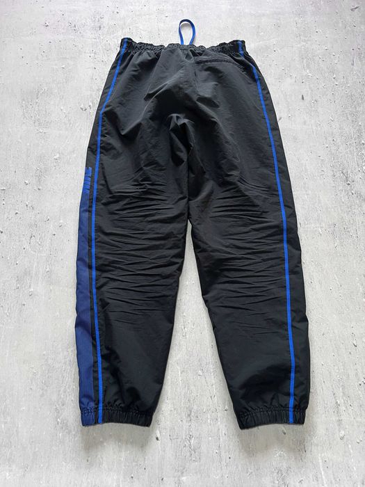 Czarne spodnie dresowe Nike vintage / szelest / y2k baggy trackpants