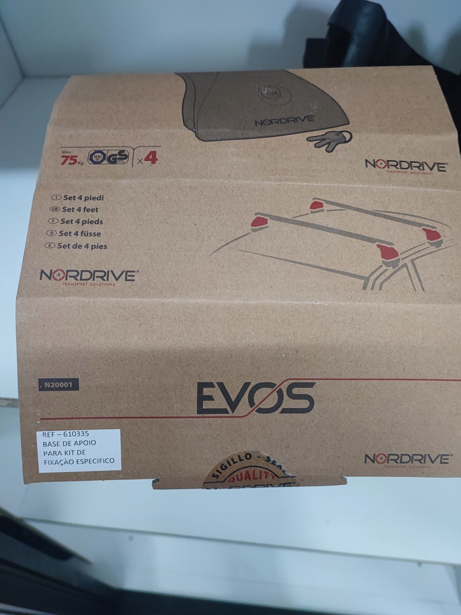 Kit fixação Nordrive como novo usado 3 vezes