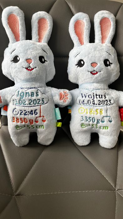Zając metryczka 30 cm