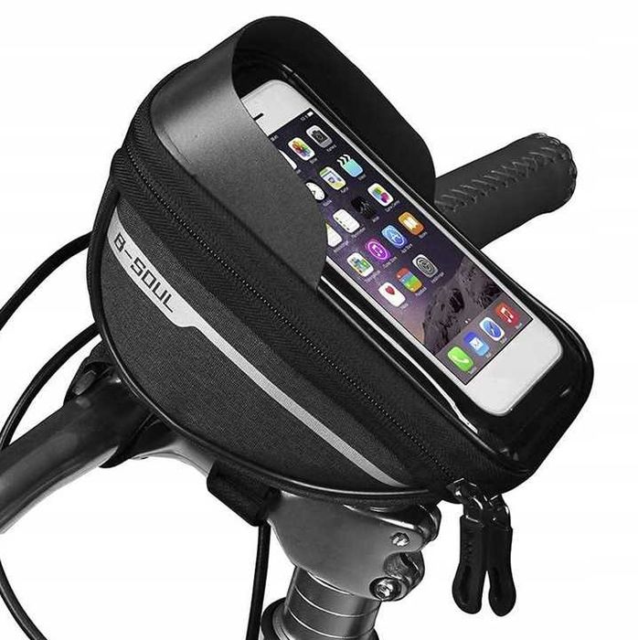 SAKWA ROWEROWA NA TELEFON Torba Uchwyt Wodoodporna. Solidna ETUI Case