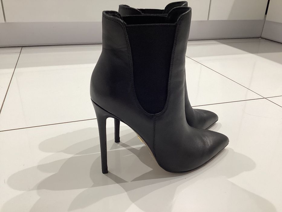 Botki Kazar skóra czarne