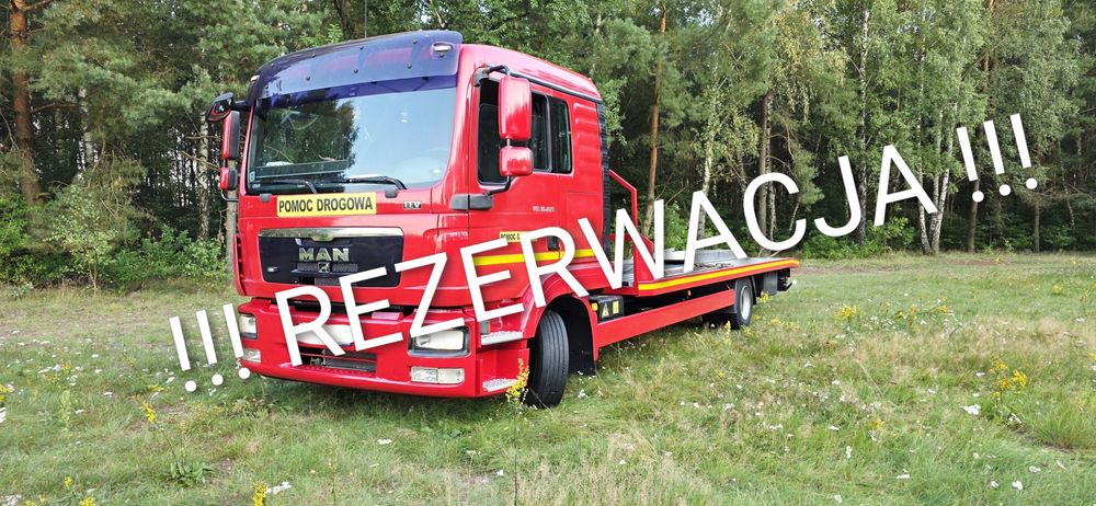 REZERWACJA! Pomoc drogowa / Specjalny Man tgl 10.220 Krajowy!