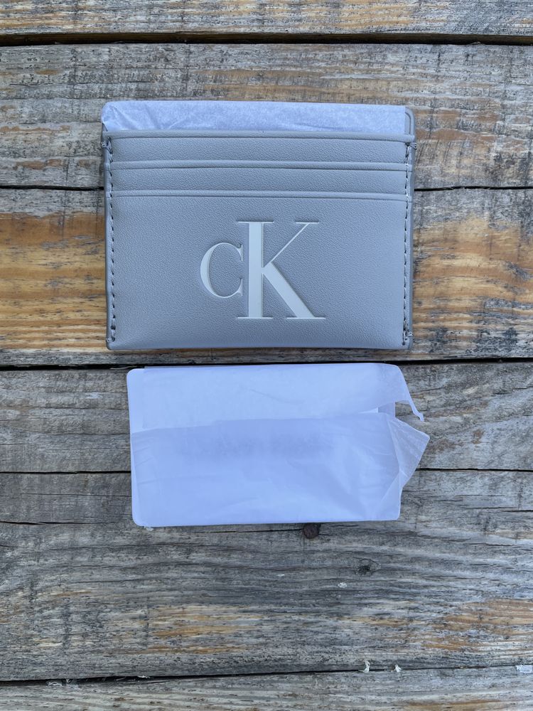 Кредитница calvin klein (ck Monogram Card Case cardholder)с америки