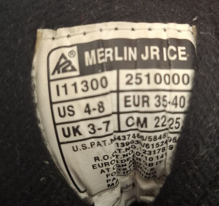 Rolki K2 Merlin Ice rozmiar 35-40