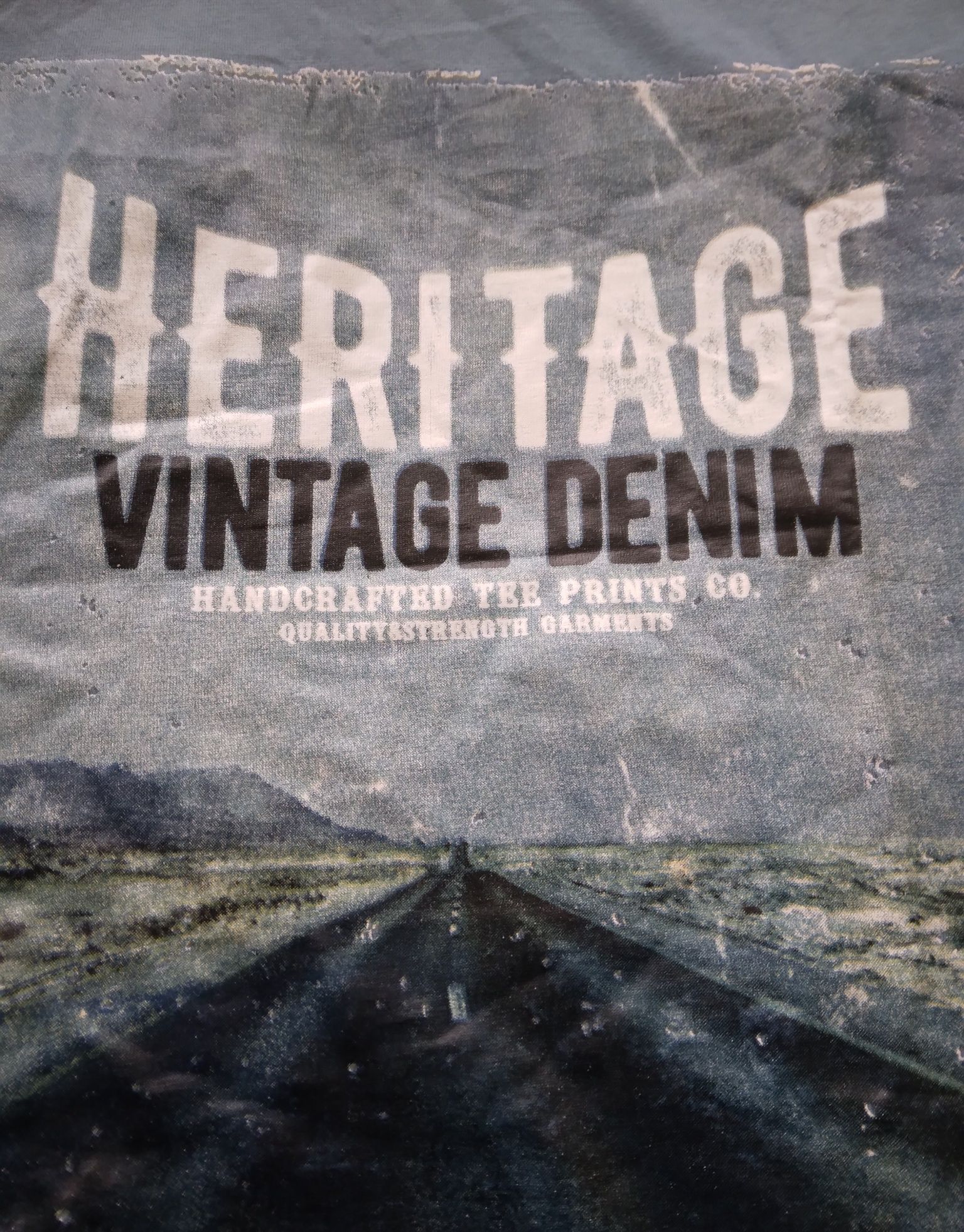 Męski T-shirt Orginal Vintage Heritage Denim