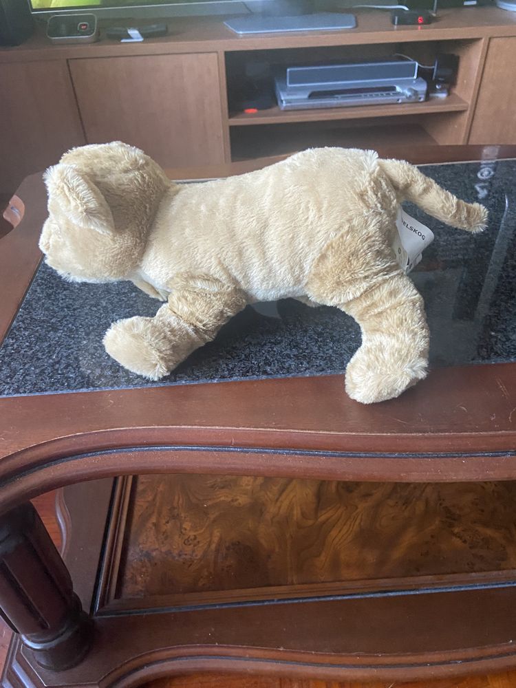 Peluche leao do ikea