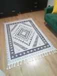 dywan boho 120 x 170 frędzle piękny