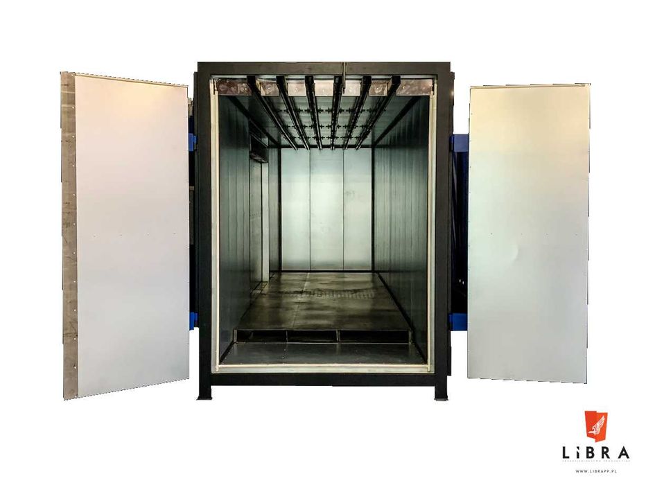 Piec olejowy 6,2m, malarnia proszkowa lakiernia