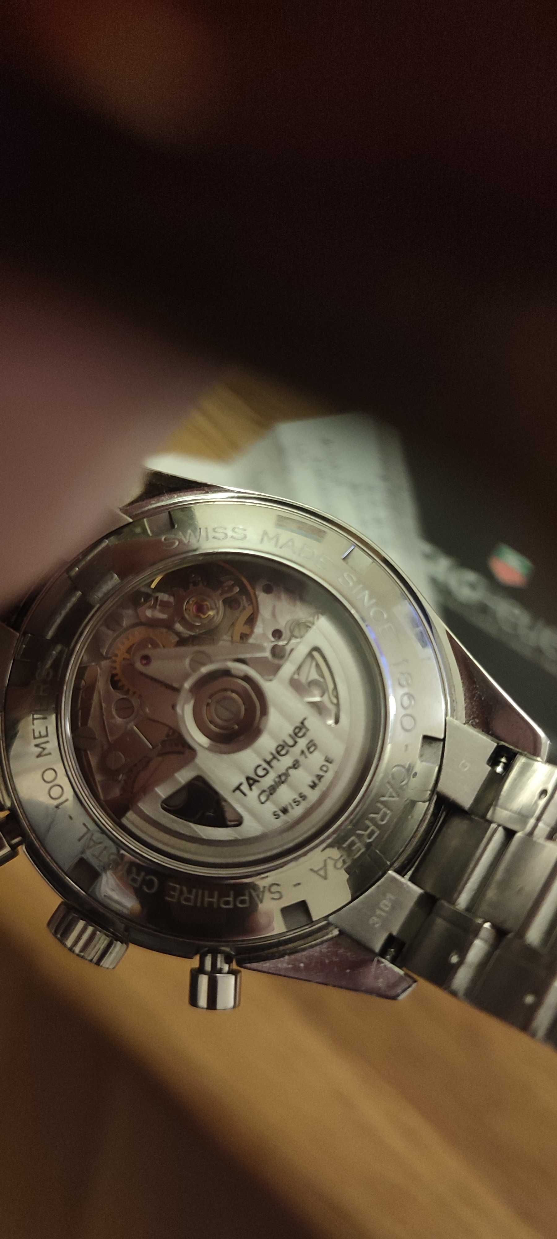 Piękny TAG Heuer Carrera Calibre 16 CV2010