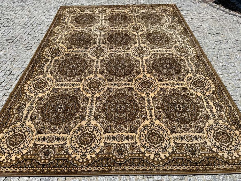 Dywan wełniany kaszmirowy wzór perski Tabris Super 350x250 gal 8 tys