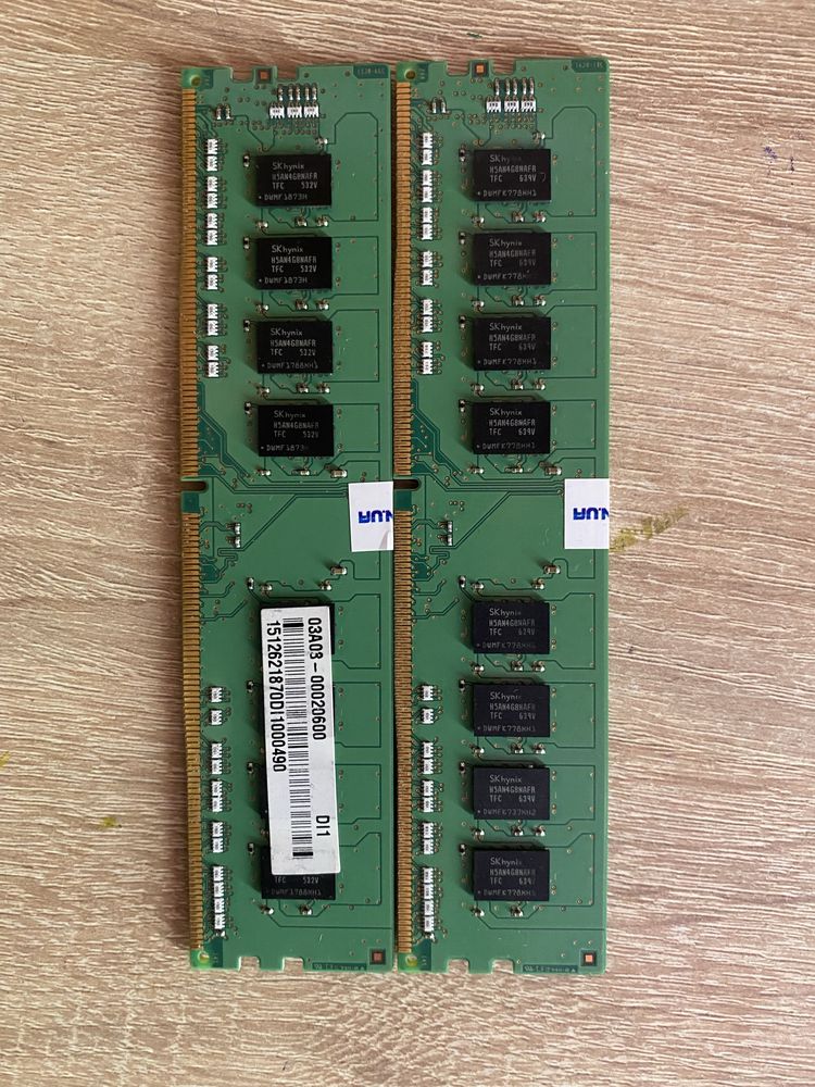 Оперативна памʼять SK hynix 8GB DDR4 2133MHz ECC Reg (2x8GB)