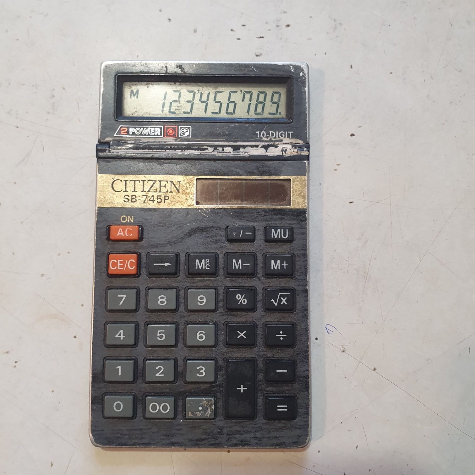 Калькулятор CITIZEN BG-745P Япония