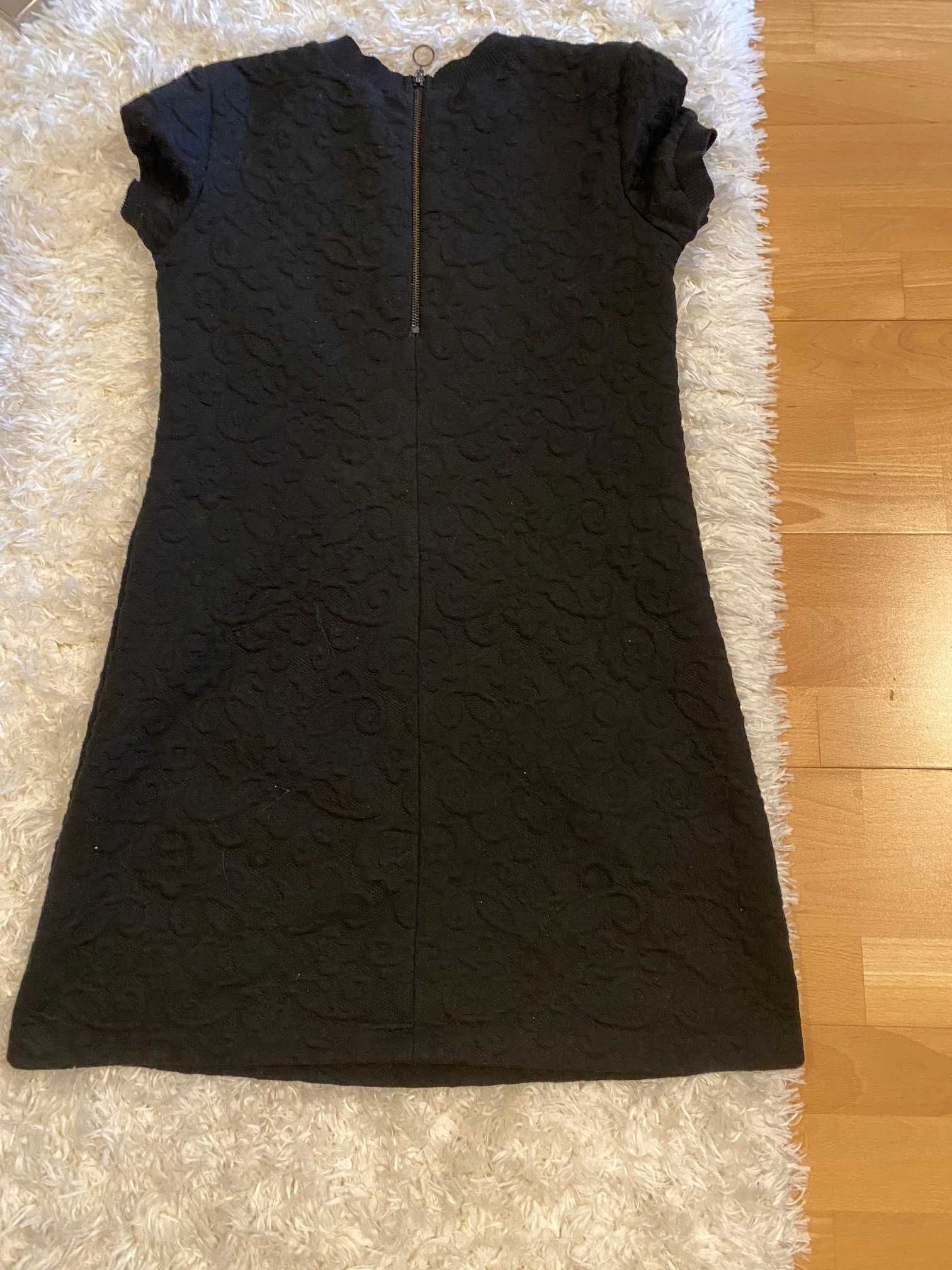 vestido zara preto tamanho m