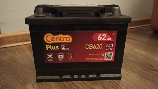 Nowy akumulator do samochodu Centra 62Ah 12V CB620 gwarancja 2 letnia