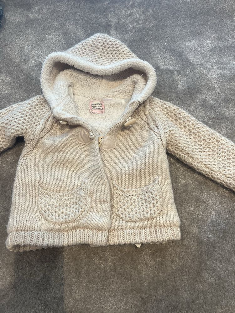 Gruby sweterek zara 98