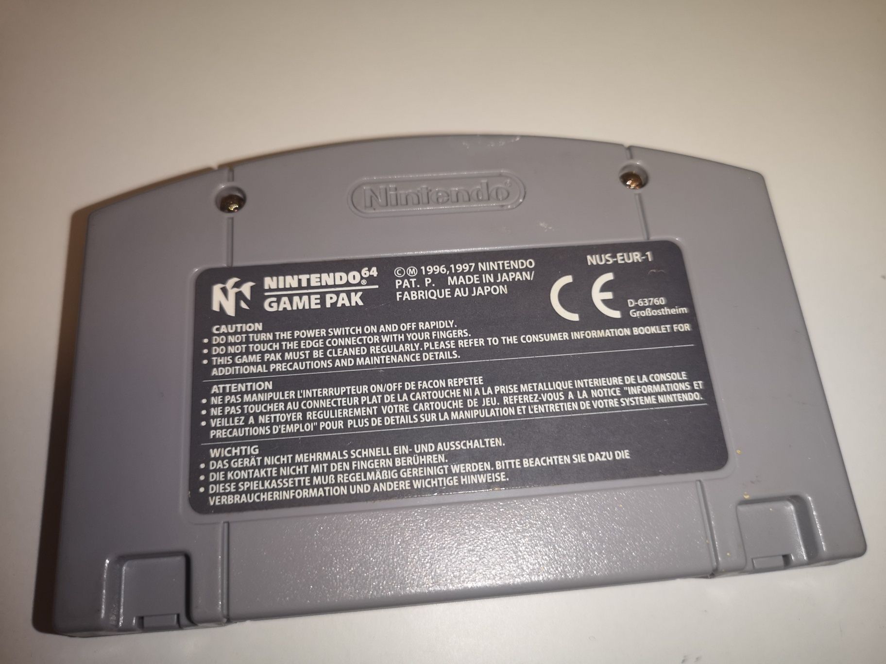 Resident Evil 2 N64 gra PAL Nintendo 64 Retro (BIAŁY KRUK) Ursus