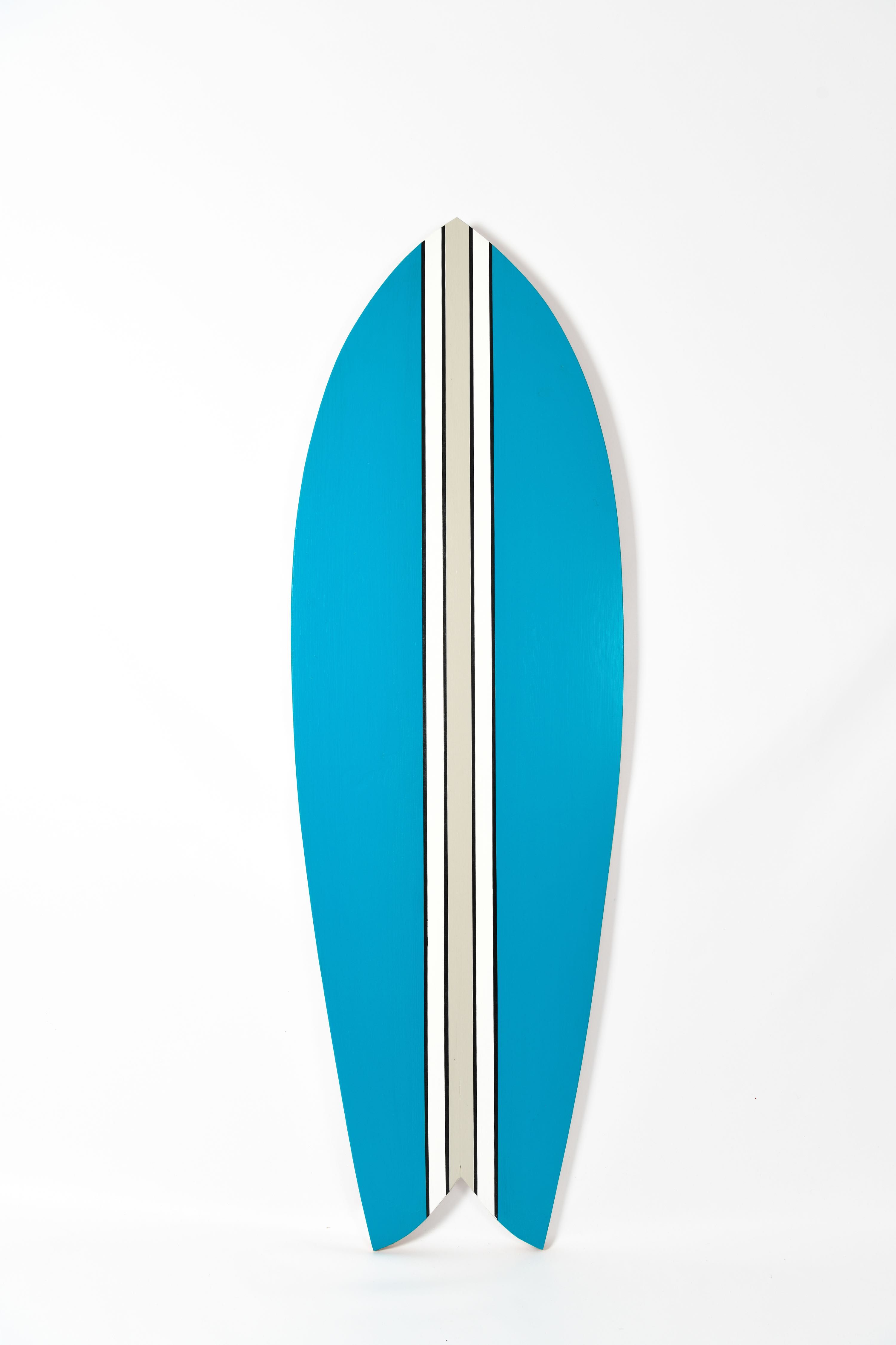 Surfboard wood decoração