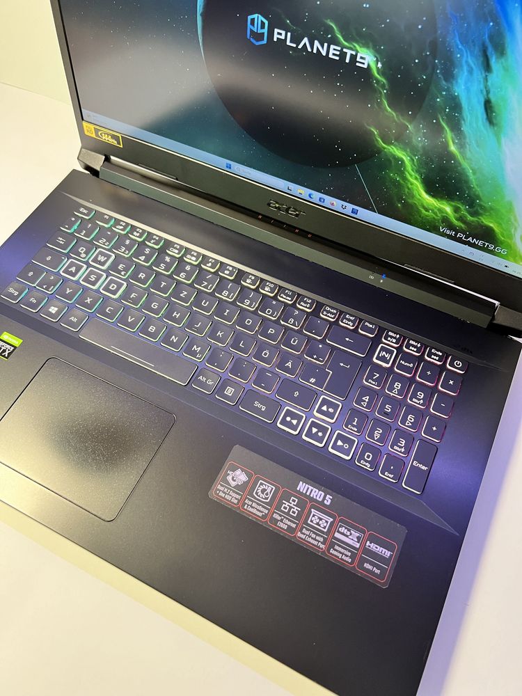 Игровой ноутбук Acer Nitro RTX3080
