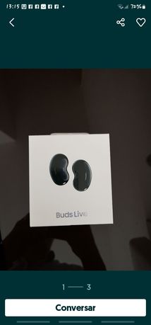 Galaxy Buds Live Black Onix (selados)