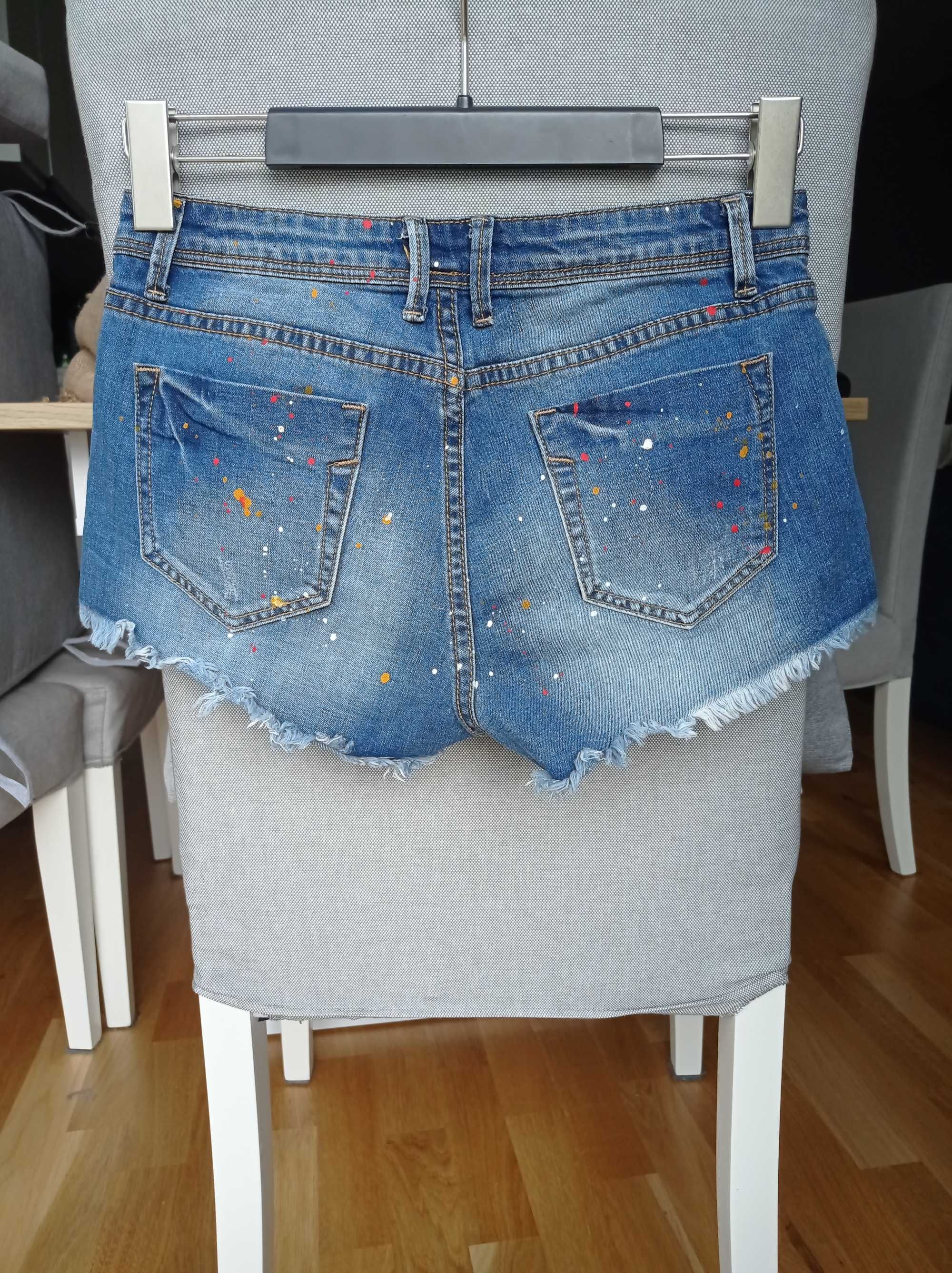 Krótkie spodenki jeans S Flex