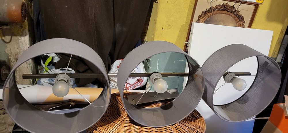 Lampa sufitowa potrójna
