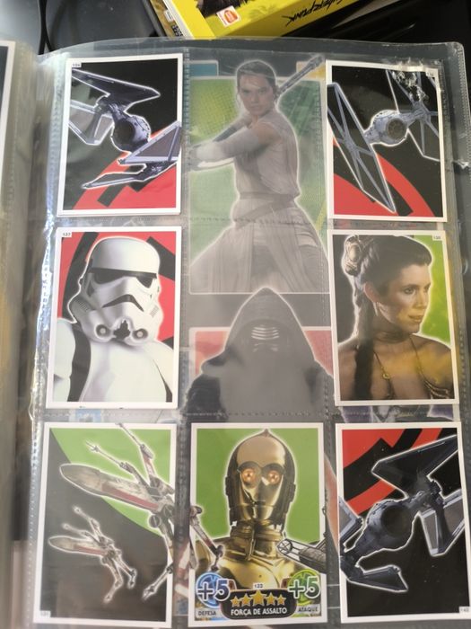 Cartas Star Wars Force Attax da Topps