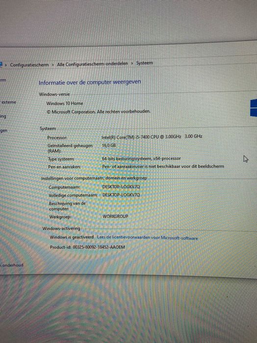 PC i5 (16gb ram) + Samsung Odyssey 27’