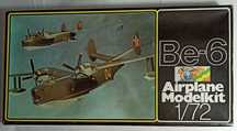 Сборная модель самолёта BE-6, VEB Plasticart DDR, ГДР.