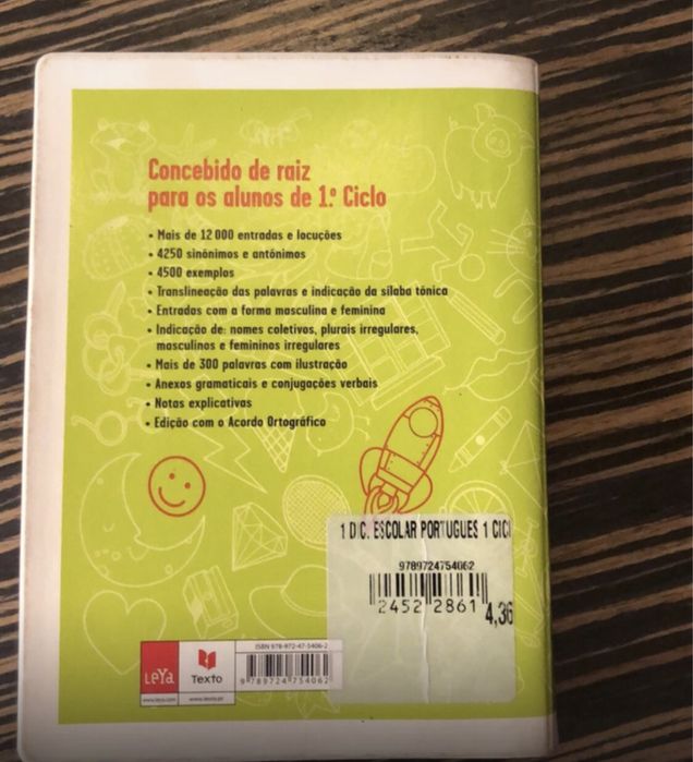 Dicionário escolar 1° ciclo português