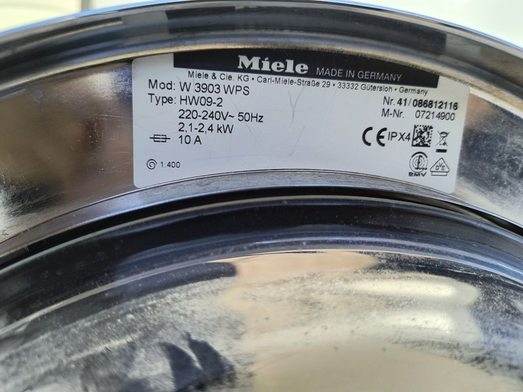 Pralka MIELE W 3903 plaster