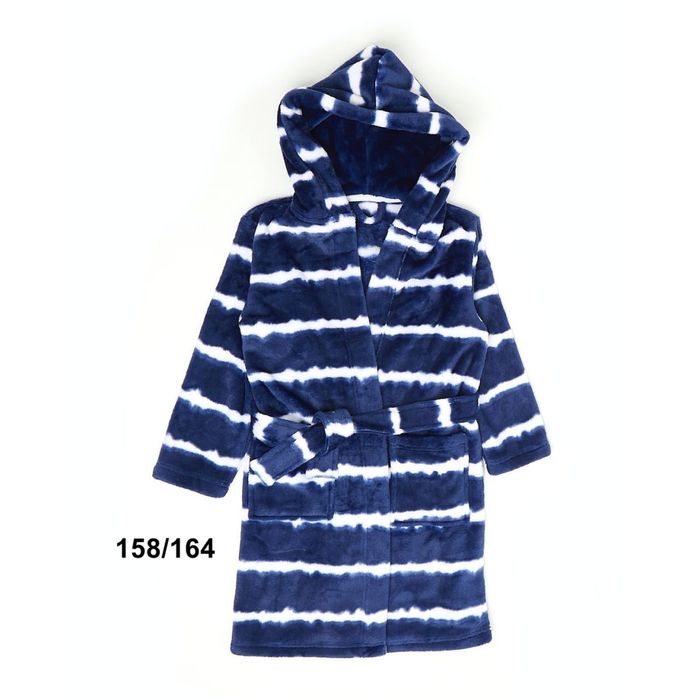Теплий махровий халат з капюшоном длч підлітка 13-14 років dunnes