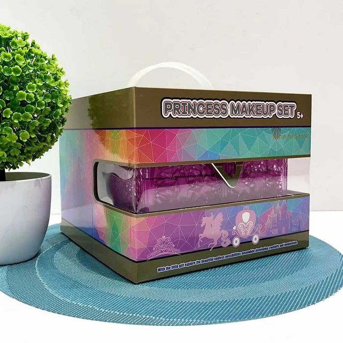 Косметика дитяча тіні лак помада в валізі Рожева (SR24021-3) Розд/Дроп