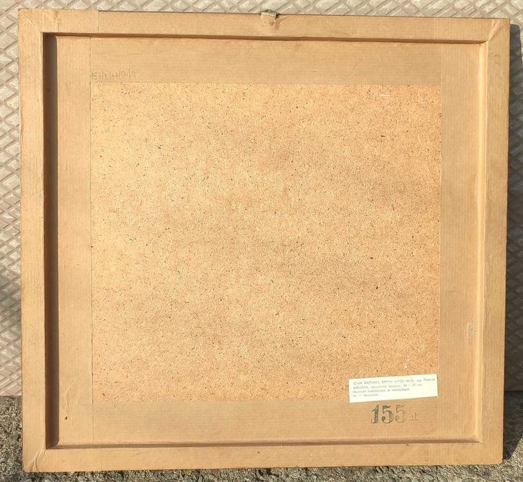 Obraz J. R. Smith wg Petersa Wróżka - Reprodukcja w ramie PRL