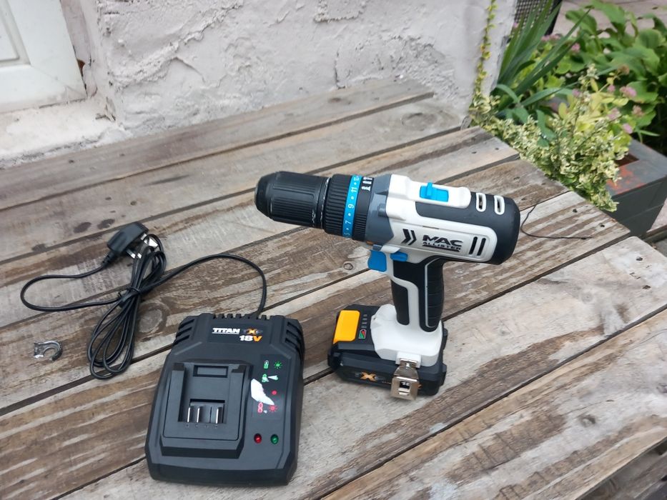 Wkrętarka MacAllister zasilanie akumulatorowe 18 V MCD18-LI-2