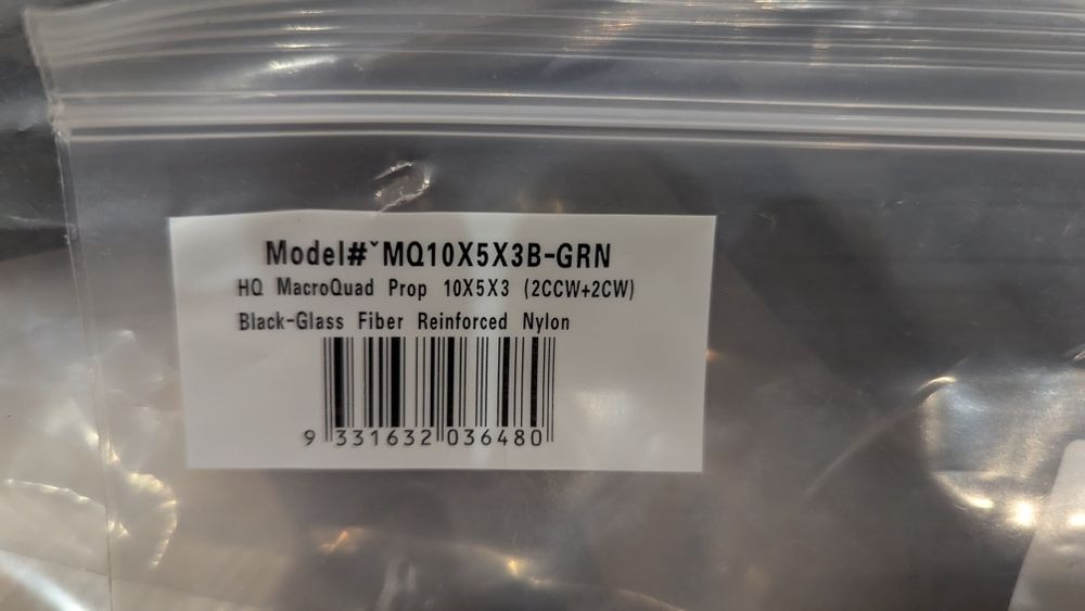 Пропеллер HQPROP 10 дюймов для FPV дрона 10х5х3