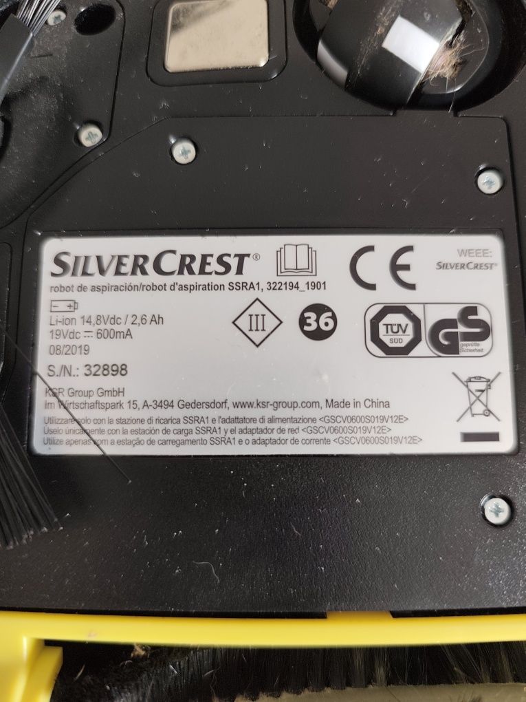 Aspirador robot silvercrest