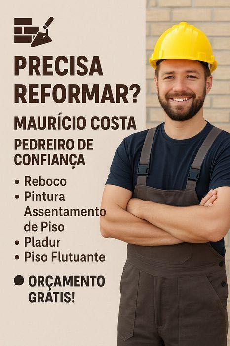 Obra Rápida e Bem Feita – Pintura, Piso, Reboco e Mais!