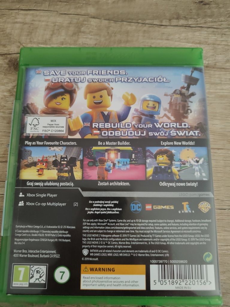 LEGO przygoda 2 Xbox one
